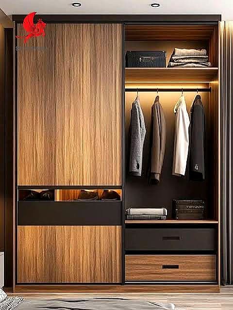 Comprehensive kitchen unit pack with all wooden components and fittings